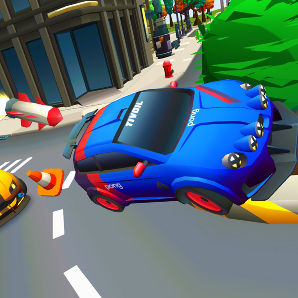 2 PLAYER CITY RACING 2