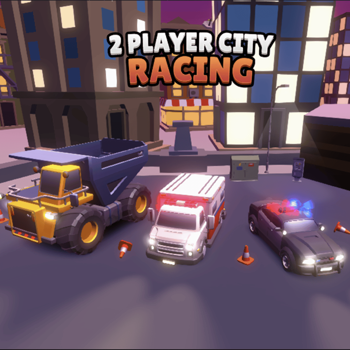 2 PLAYER CITY RACING