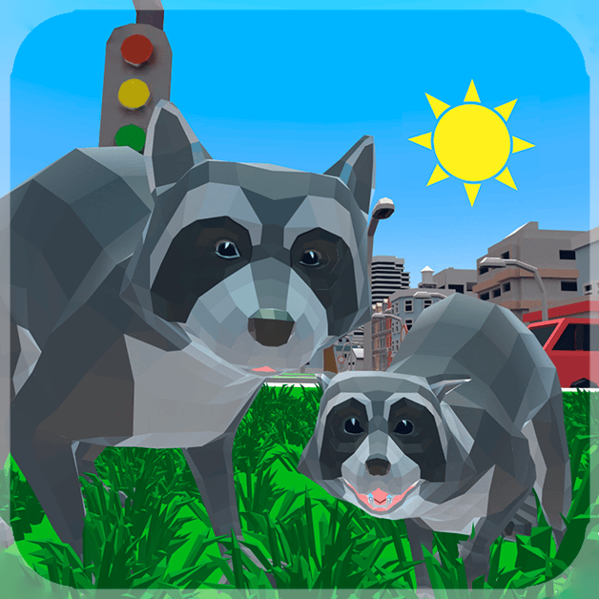 RACCOON ADVENTURE: CITY SIMULATOR 3D