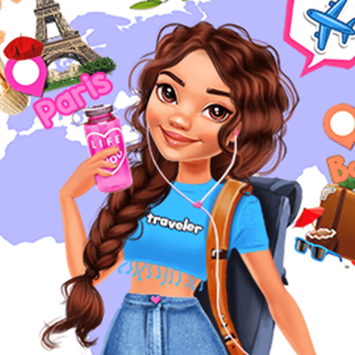 TRAVELING GUIDE CURLY